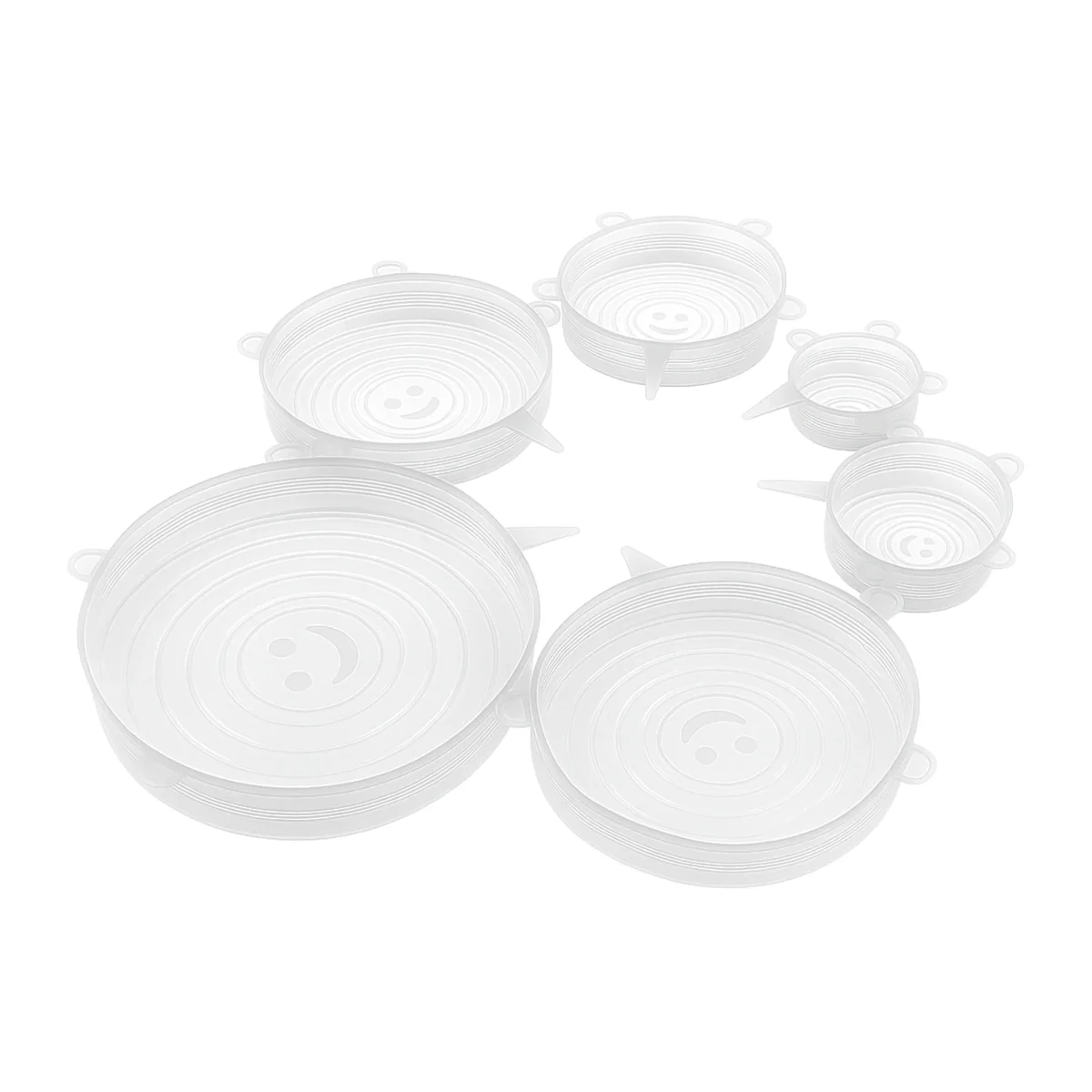 REGENT FLEXIBLE SILICONE BOWL COVERS 6PK SET - Image 4